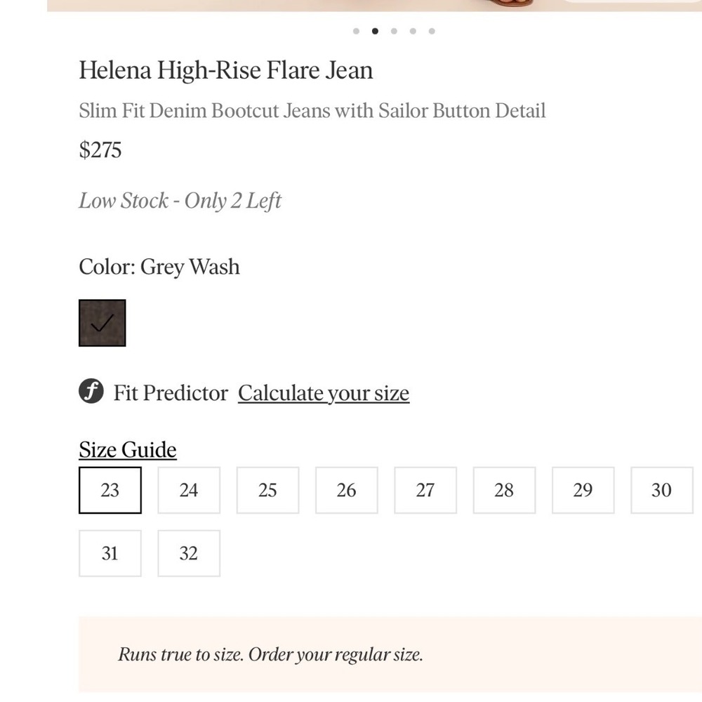 NWT $275 RAMY Brook Helena High-Rise Flare Coated Japanese Denim Sailor Jean  26 - Picture 6 of 15